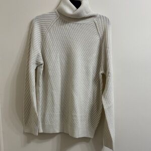 Reiss Soft Cream Cowl Neck Sweater